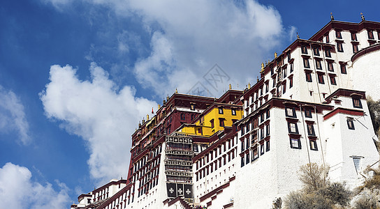 西藏建筑风光图片