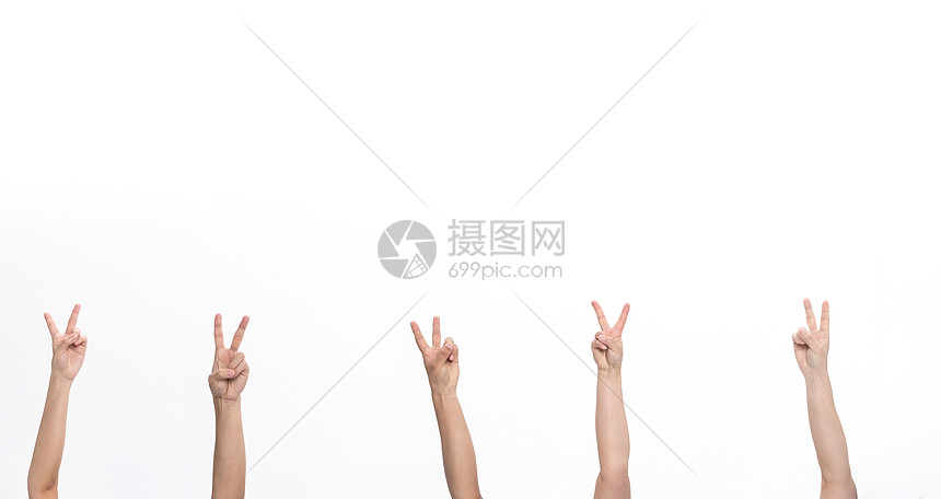 比耶手势