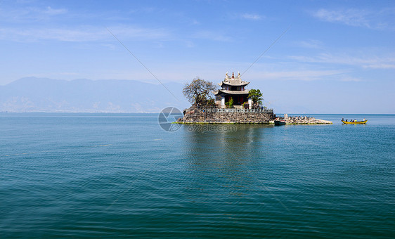 洱海双廊桥风光图片