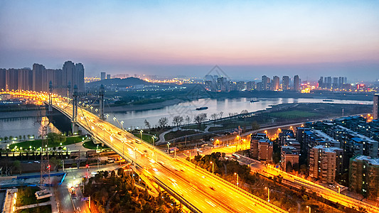 武汉古田桥夜景图片