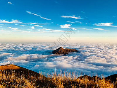 江西武功山云海背景