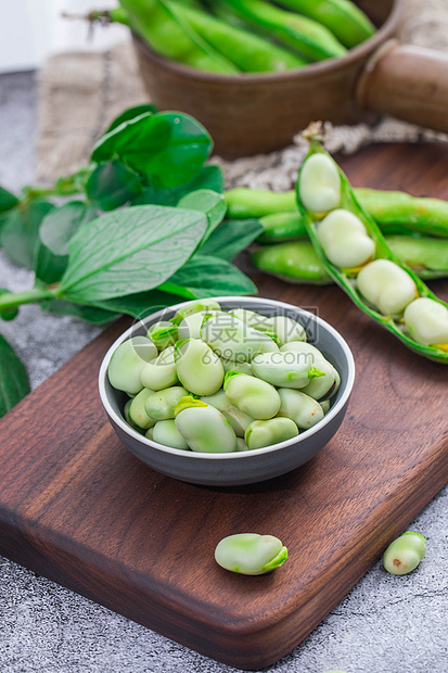 新鲜蔬菜蚕豆图片