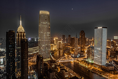 天津城市夜景图片