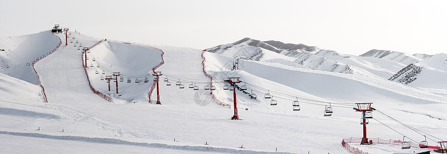 新疆冬季滑雪场模式旅游经济发展特色小镇背景