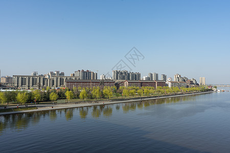 咸阳渭河沿岸风光图片