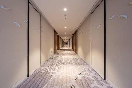 星级酒店走廊背景图片