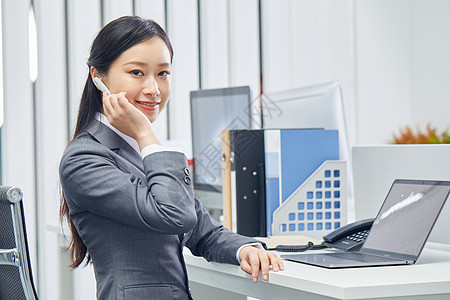 客服美女女性客服背景