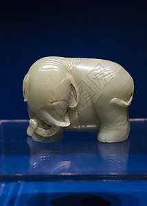 北京故宫博物院白玉象高清图片