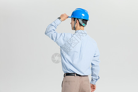 男性工程师背面高清图片
