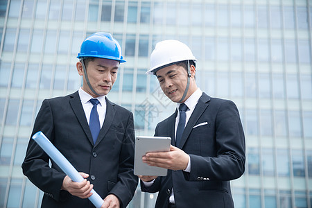 注册建筑师男性工程师背景