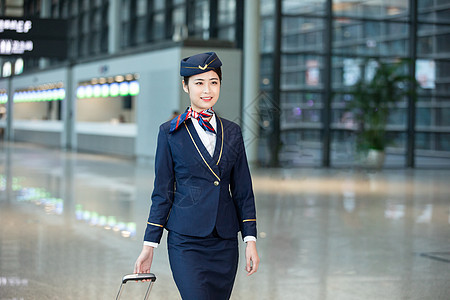 机场空姐乘务员图片