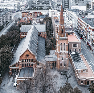 圣三一教堂背景高清图片素材