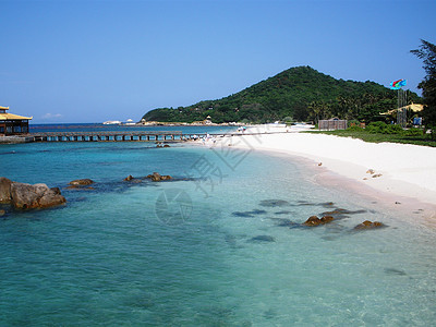 海南三亚海边风光背景图片