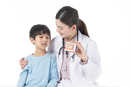 健康体检儿童体检口腔检查背景