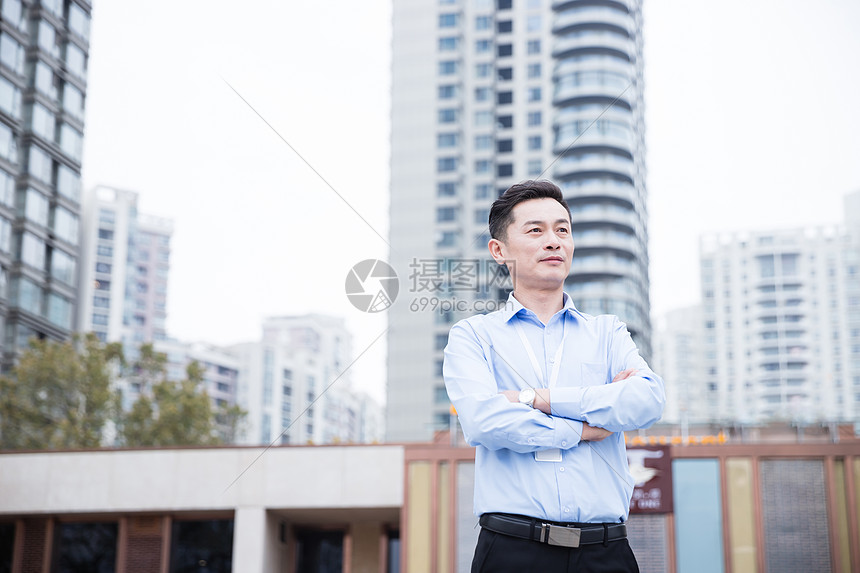 商务蓝领成功人士