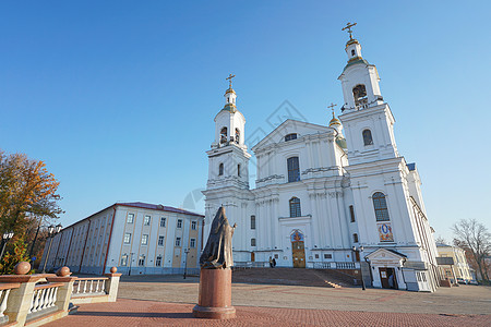 白俄罗斯东正教教堂高清图片