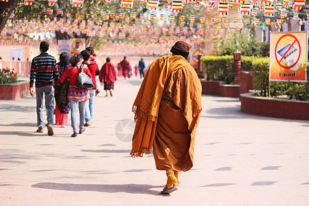 出家人佛教圣地菩提伽耶僧人背景