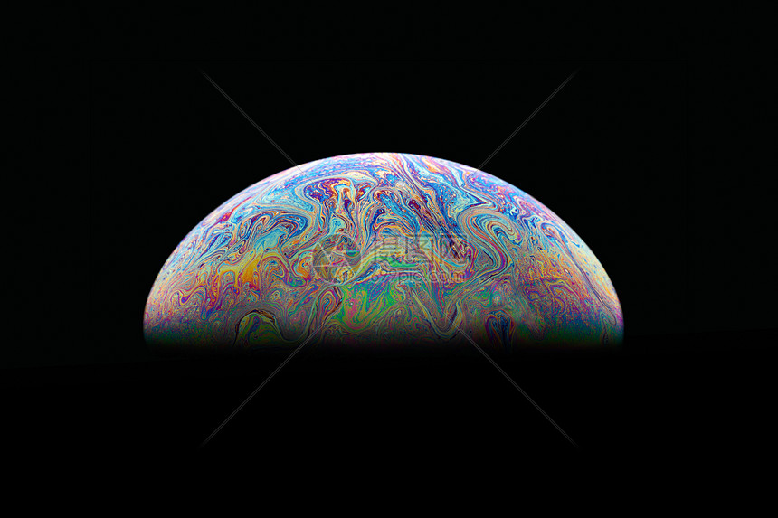 色彩星球背景