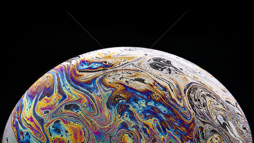 色彩星球背景