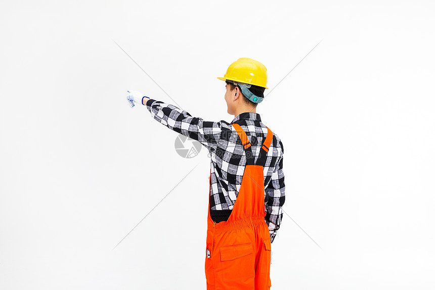 男性建筑工人图片