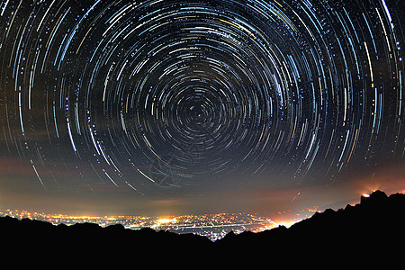 星空5A景区秦岭山高清图片