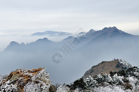 朝天扬帆秦岭风光背景