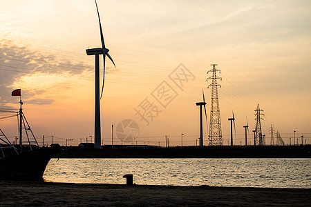 风力发电机国家电网素材高清图片