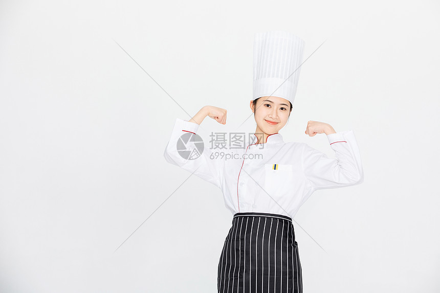 美女厨师图片