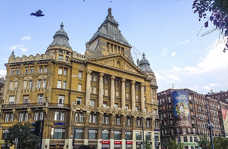 布达佩斯街头建筑图片