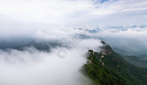 箭扣长城云海箭扣长城背景