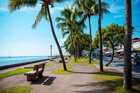 沿海公路滨海大道背景