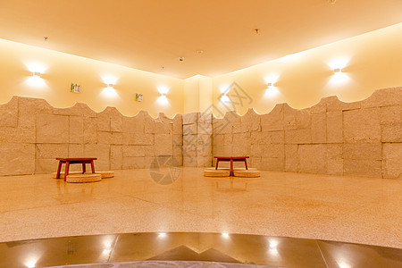 中国古唐式洗浴中心休息区高清图片