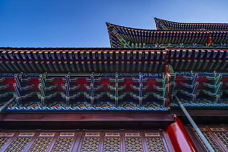 北京八大处中式建筑高清图片