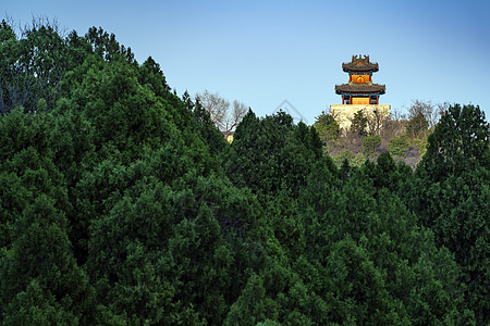 北京八大处的风景背景