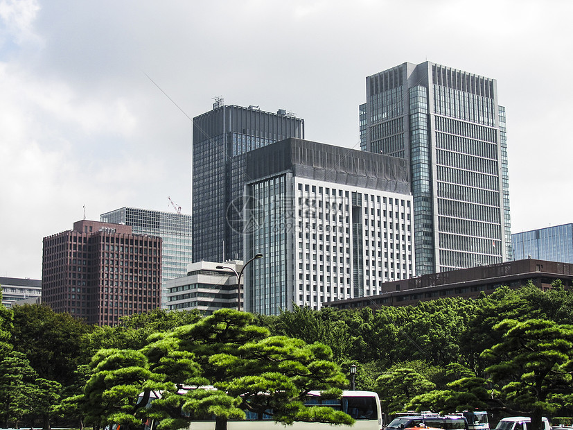 东京现代建筑群图片