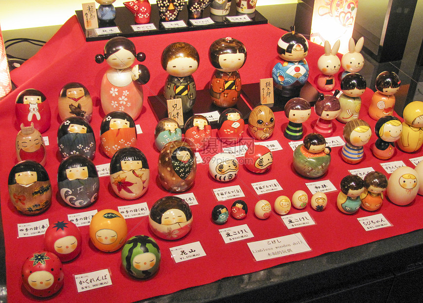 日本工艺品玩偶图片