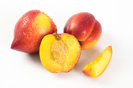 水果油桃食物油桃高清图片