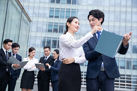 商务男女办公高清图片