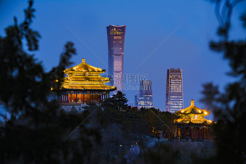 新旧交融的北京图片