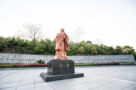 孔子像尊师重道高清图片