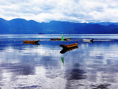 海南美景云南泸沽湖美景背景