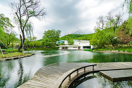 室外设计室外园林景观设计背景