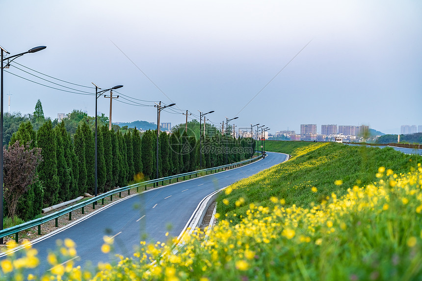 浙江嵊州越剧小镇道路图片