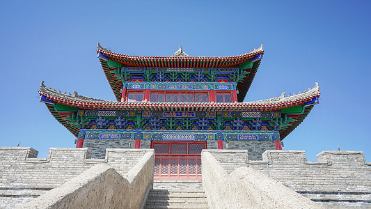 新疆锡伯古城墙图片