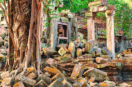 柬埔寨暹粒吴哥窟遗址图片
