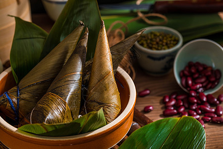 尖角粽子食物高清图片素材