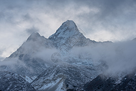 尼泊尔ebc雪山图片