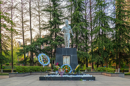 烈士纪念碑清明节扫墓缅怀烈士陵园背景