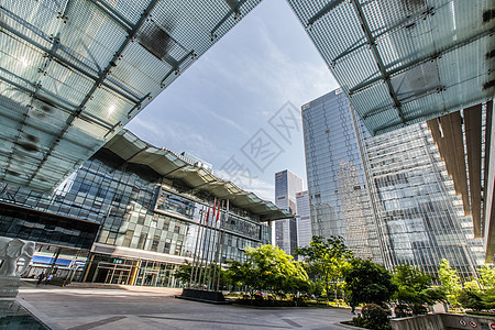 城市建筑与玻璃幕墙图片