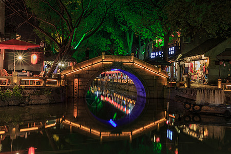 同里古镇夜景图片